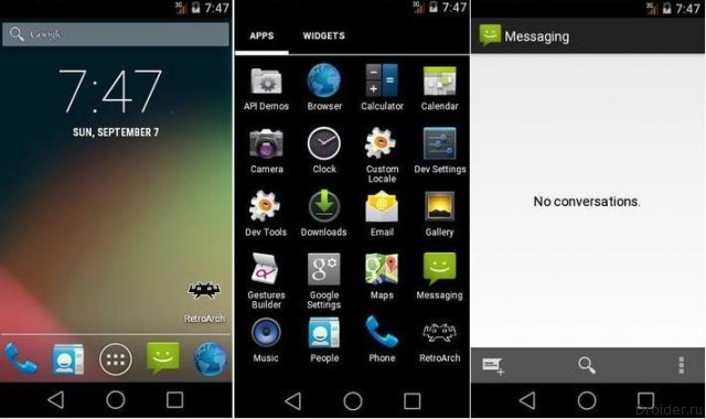 Android L запущен на смартфоне iPhone 5S