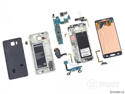 В iFixit оценили ремонтопригодность Galaxy Alpha от Samsung