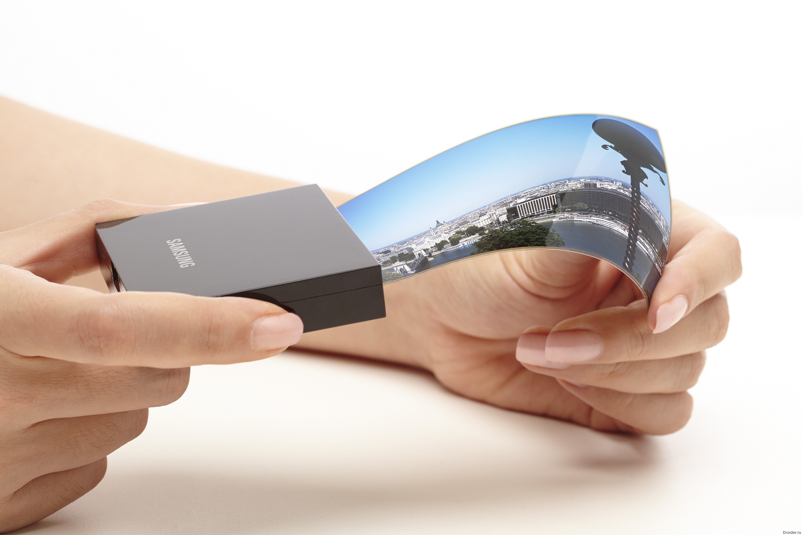 Samsung запатентовала гибкий смартфон