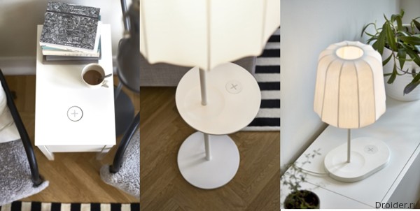 IKEA добавит Qi-зарядки в фирменные товары