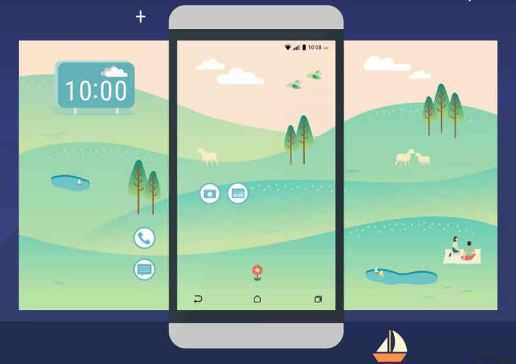 Скриншоты оболочки Sense 8 для HTC 10