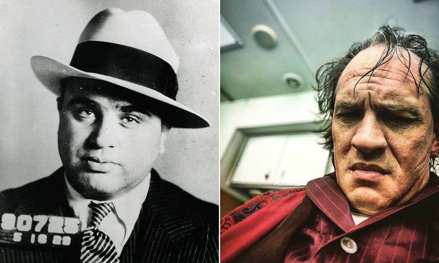 Аль Капоне лицо со шрамом