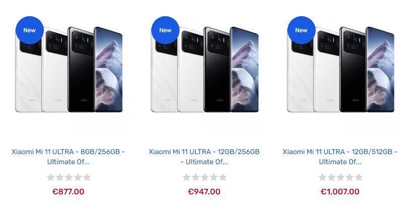 Цена Xiaomi Mi 11 Ultra В России