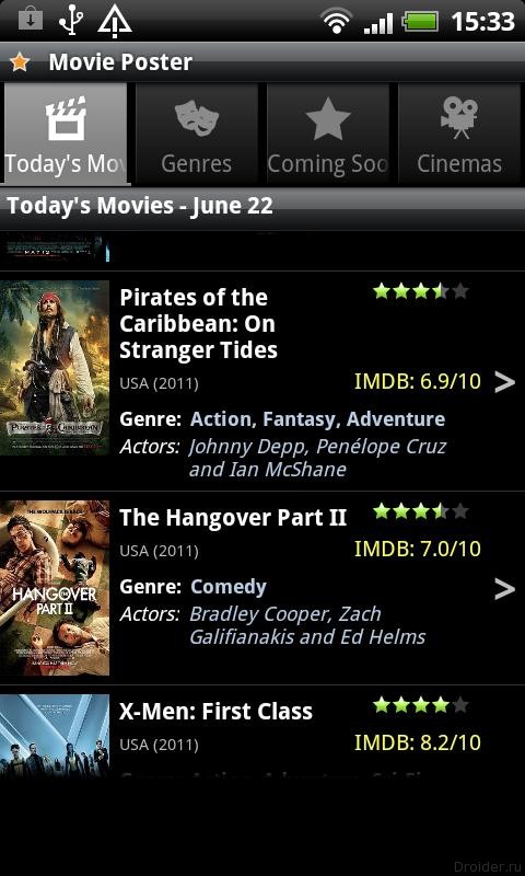 Movies today. 1+1 Киноафиша.