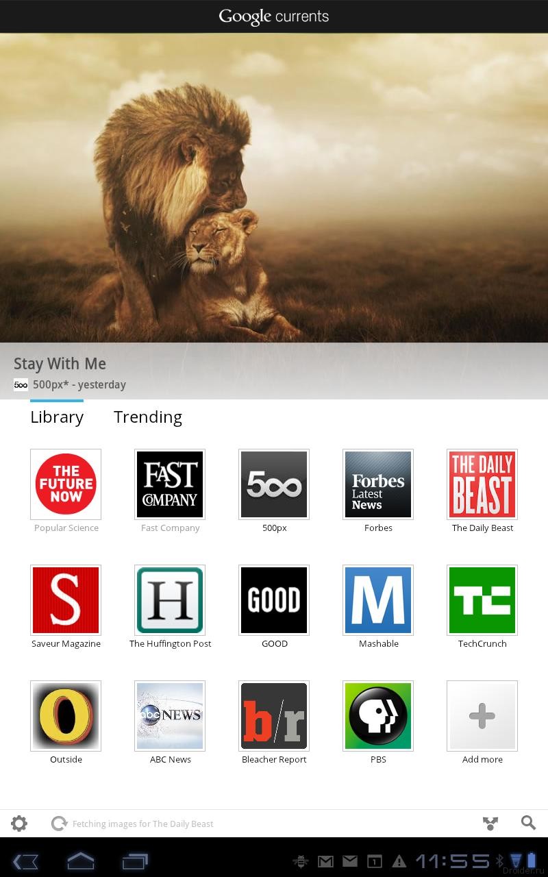 Google Currents - глянцевая читалка для Android и iOS | Droider.ru