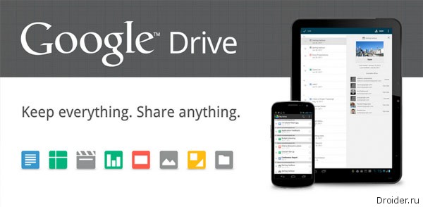 А вот и он. Google Drive вышел!