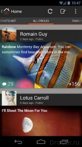 Обновление Google+ доступно в Google Play