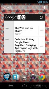 Google I/O 2012 - официальное приложение конференции 