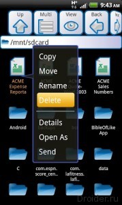 ASTRO File Manager