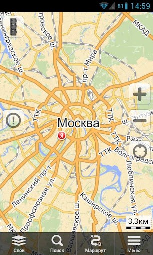 Местоположение в москве