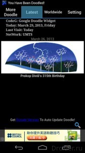 CodeG: Google Doodle Widget