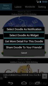 CodeG: Google Doodle Widget