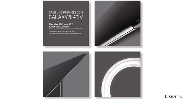  SAMSUNG PREMIERE 2013 GALAXY & ATIV