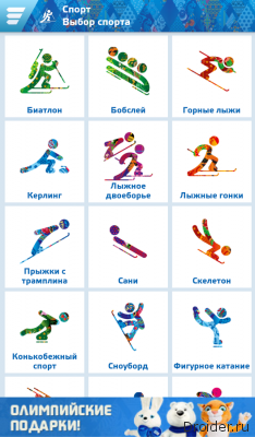 Сочи 2014 Результаты