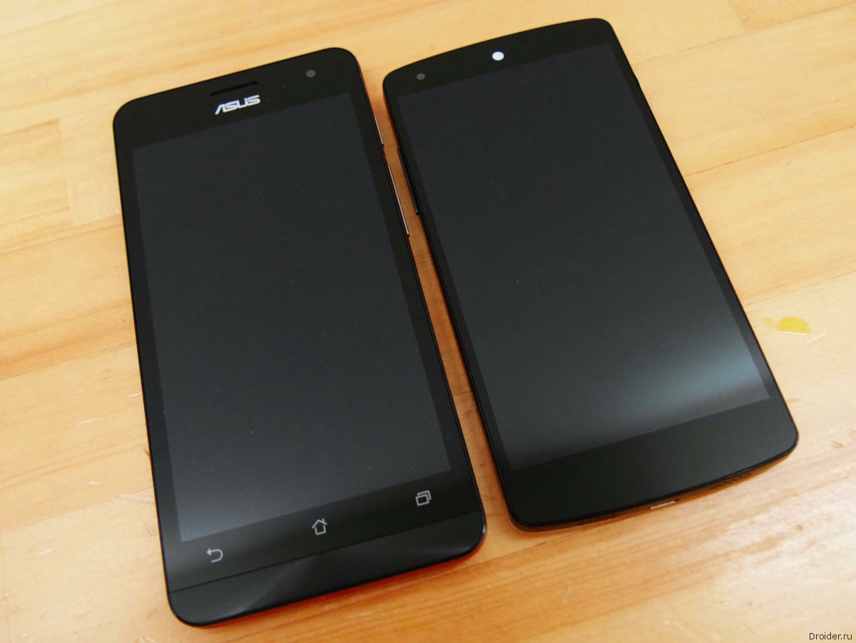 Смартфон ZenFone 5 от ASUS и Nexus 5 от Google и LG