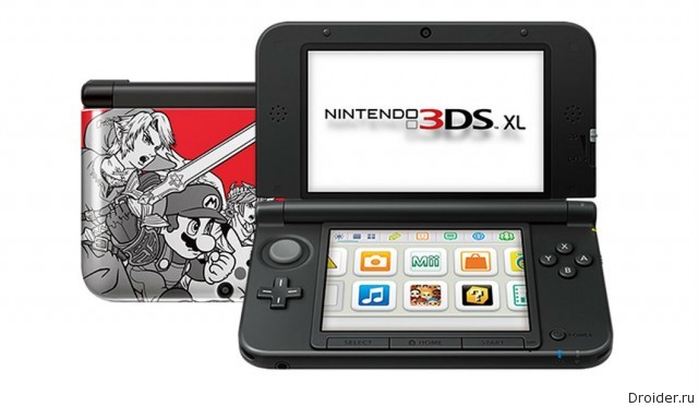 Дизайн Super Smash Bros консоли 3DS XL от Nintendo