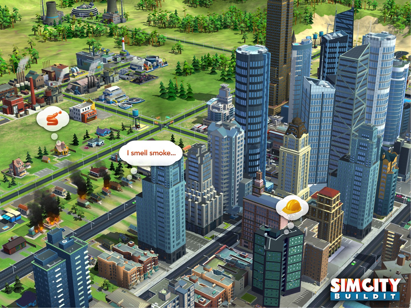Изображение мобильной игры SimCity BuildIt для мобильных устройств