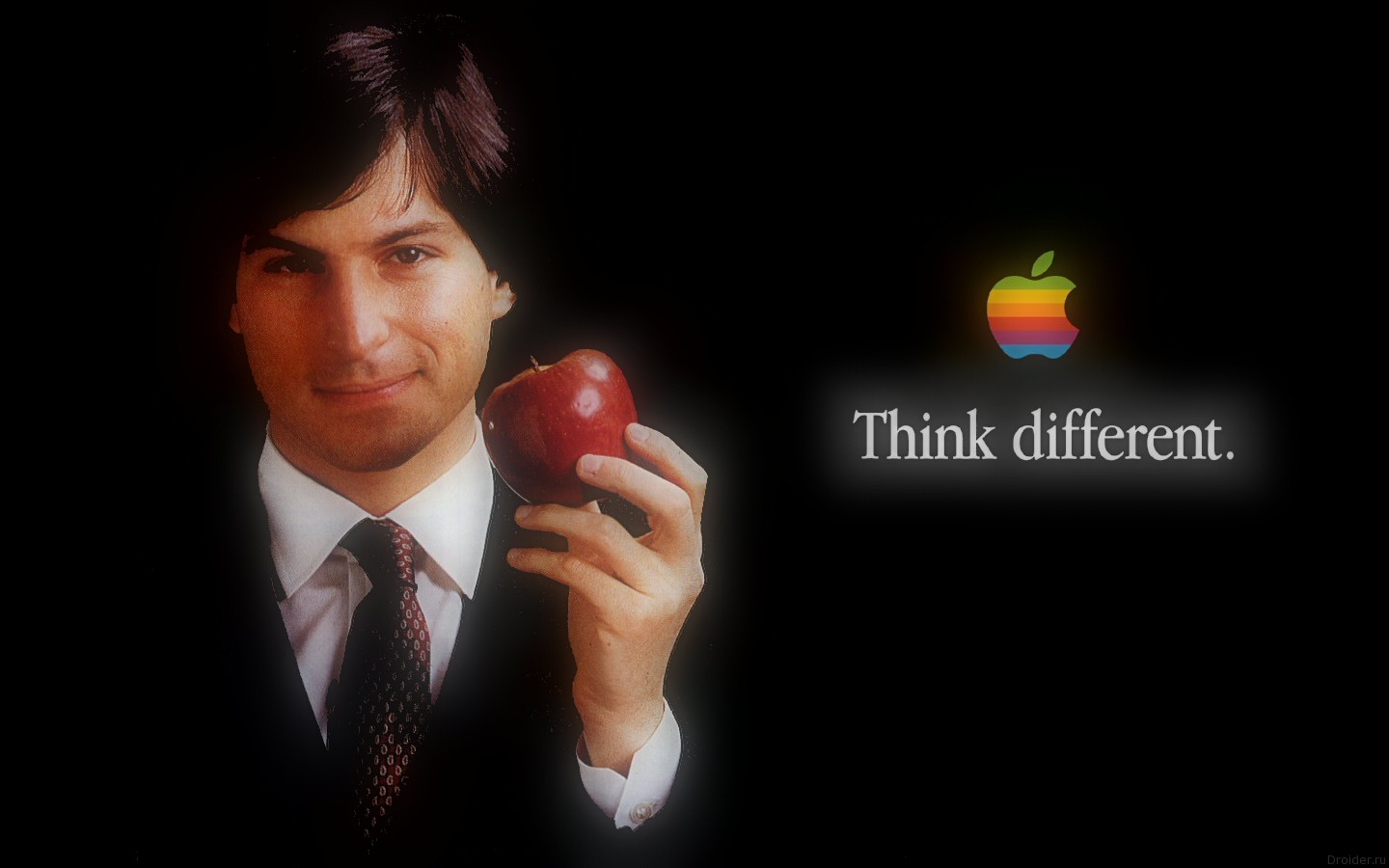 Стив Джобс на плакате Apple