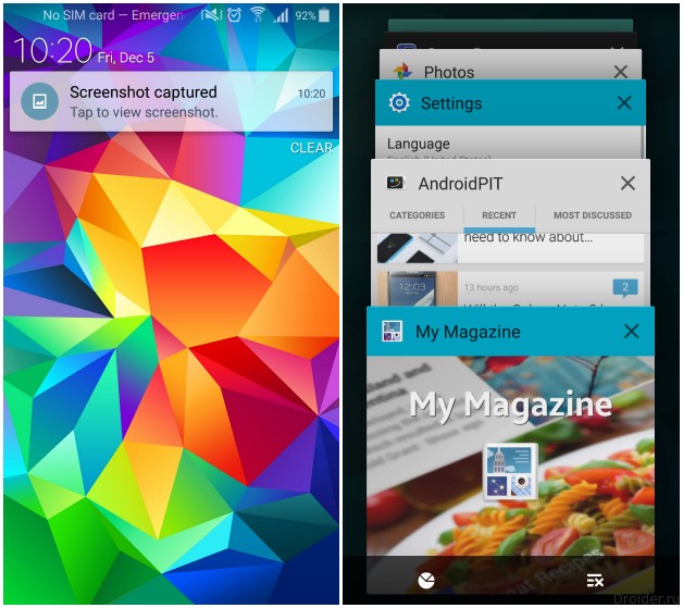 Android 5.0 на Samsung Galaxy S5