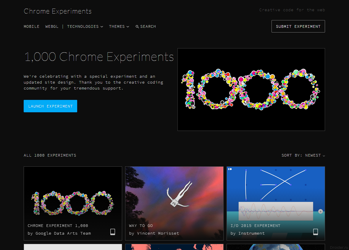 Chrome Experiments