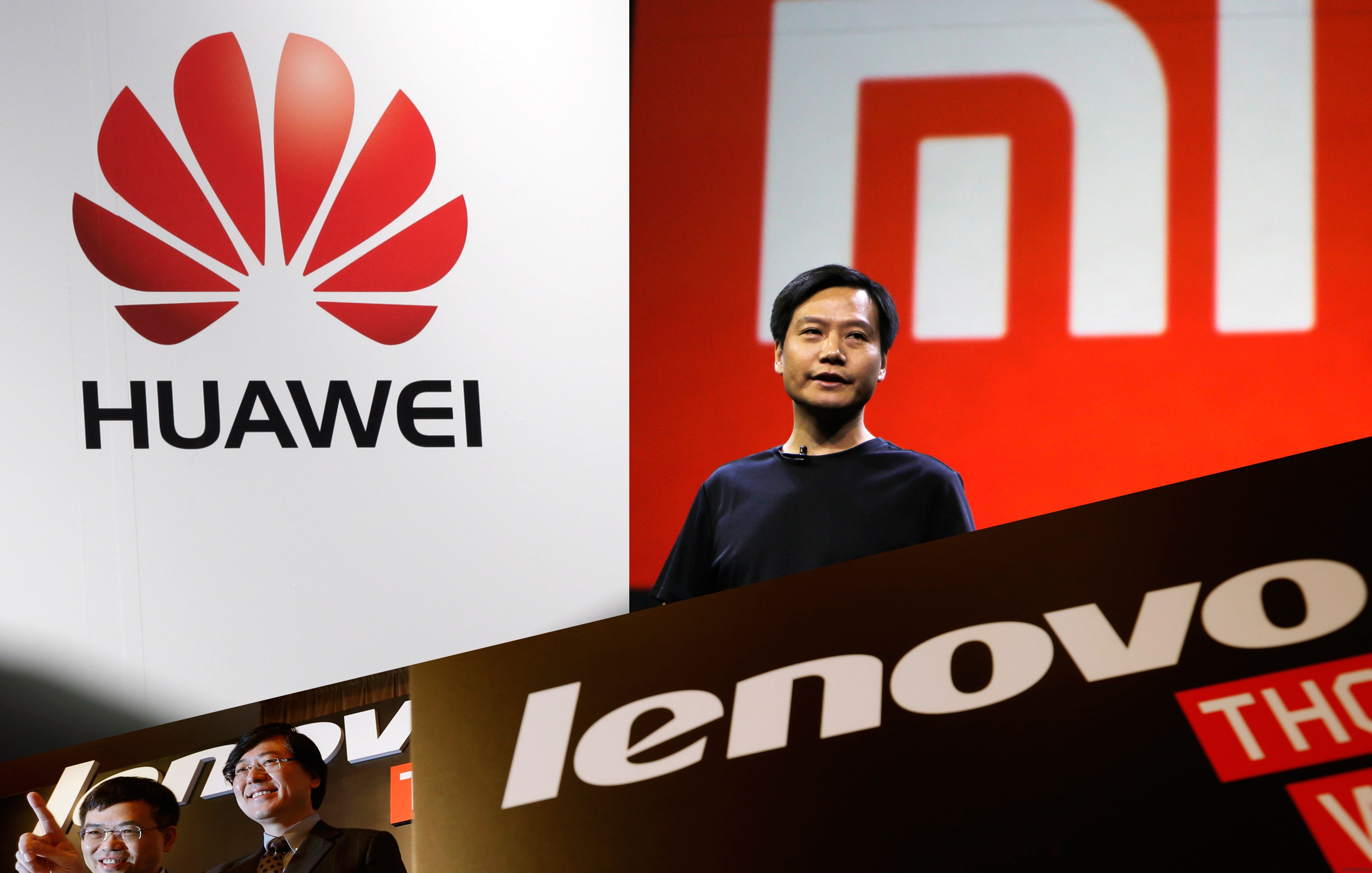 Xiaomi; Huawei; Lenovo