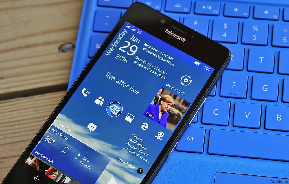 Смартфоны на Windows 10 Mobile начали получать Anniversary Update ...