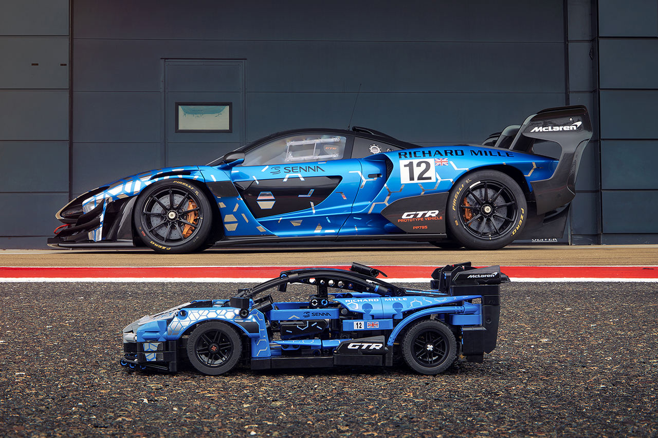 Mclaren senna gtr лего