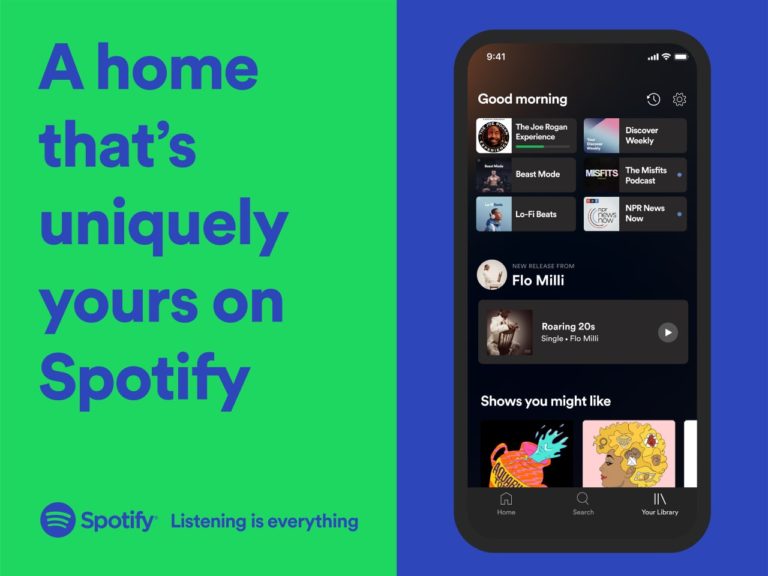 Совместное прослушивание spotify через телефон