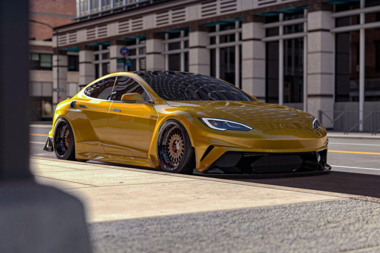 Competition Carbon показал новый аэропакет для самой быстрой Tesla