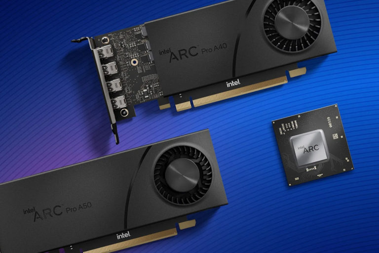 Intel анонсировал графические карты ARC Pro для рабочих станций и не только