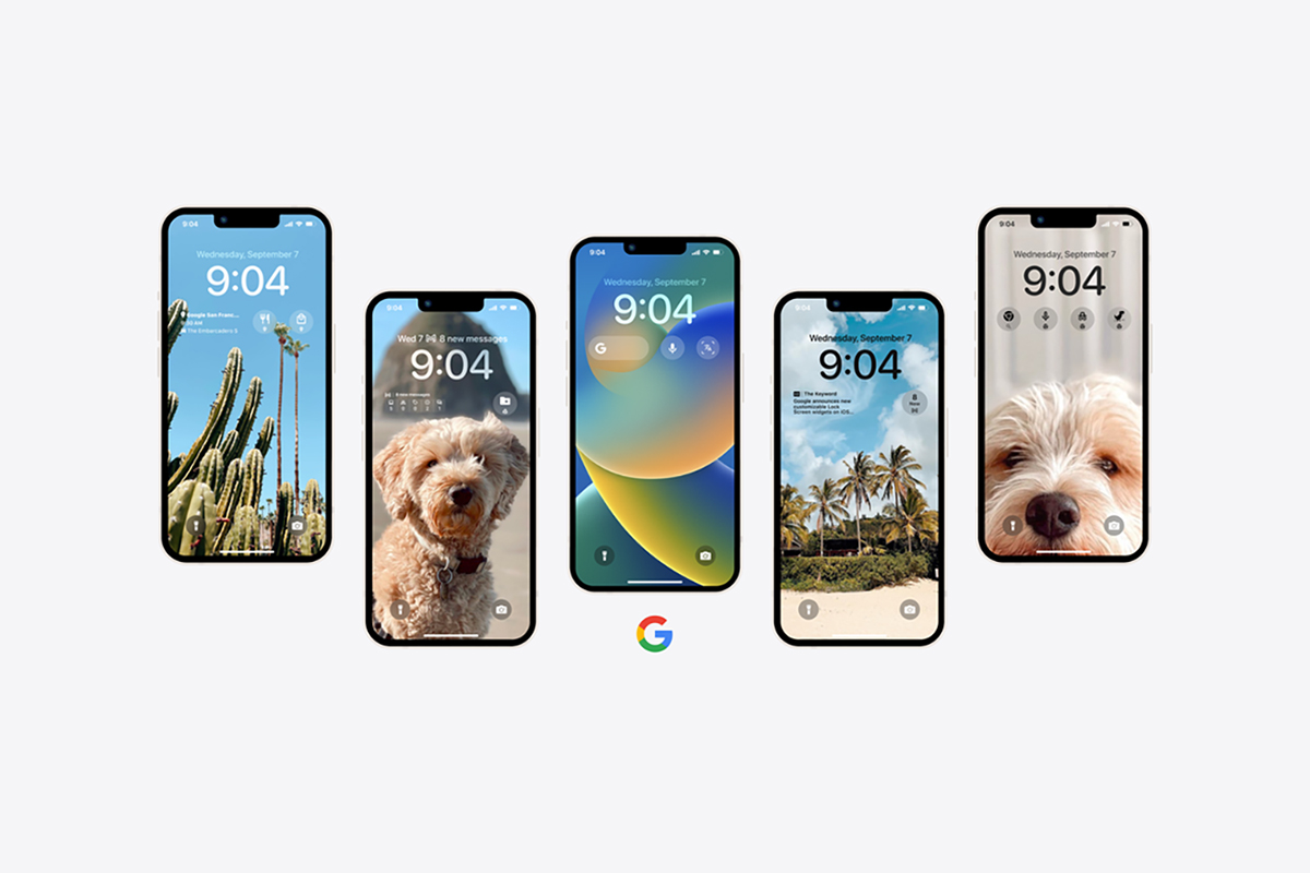 Google и Яндекс представили свои виджеты для нового экрана блокировки iOS  16 | Droider.ru