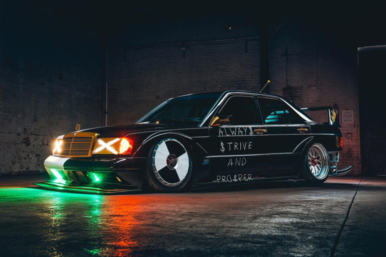A$AP Rocky показал свою красотку: Кастомный Mercedes-Benz 190E из NFS Unbound