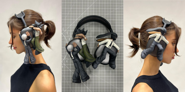 Offgod и Глеб Костин создали скульптурные насадки для AirPods Max