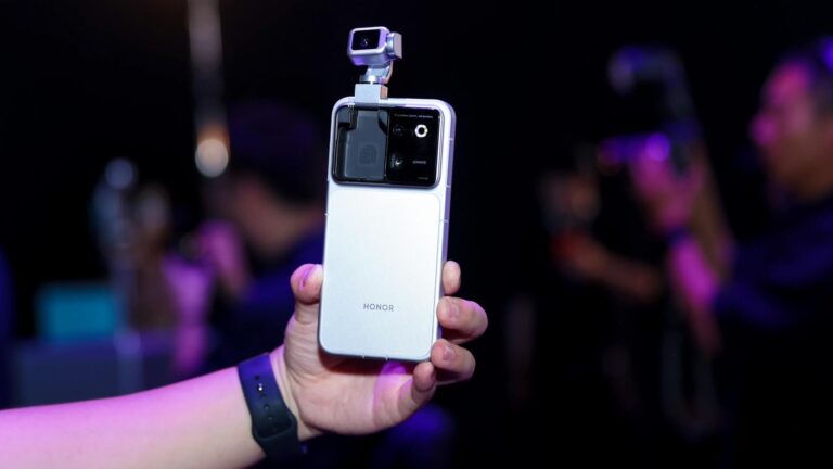 HONOR выпустила смартфон с камерой на роботизированном подвесе